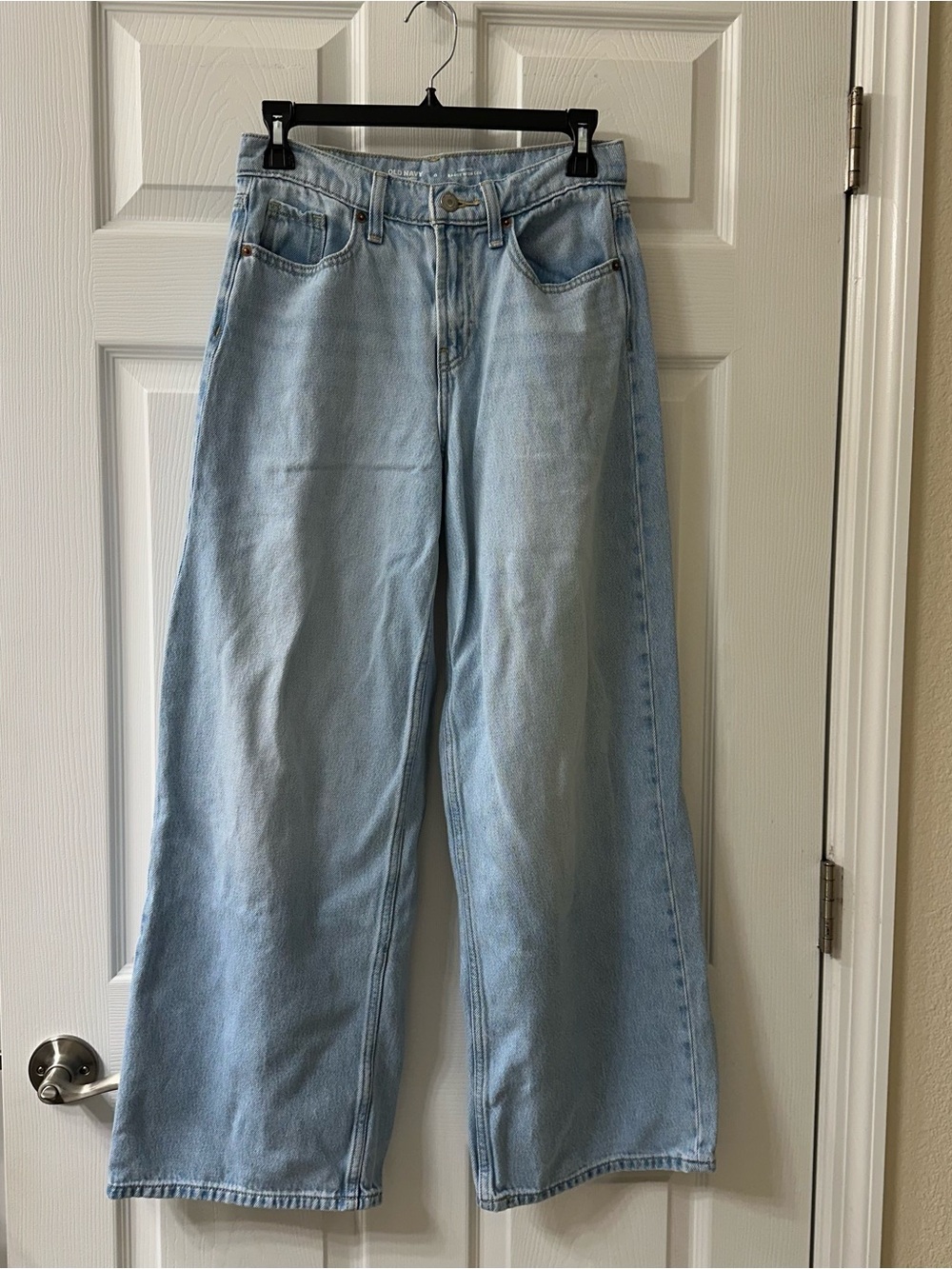Light Wash Baggy Wide Leg Women's Jeans - Old Navy